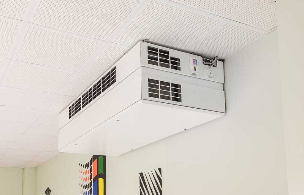 Lüftungsgerät Seitenansicht